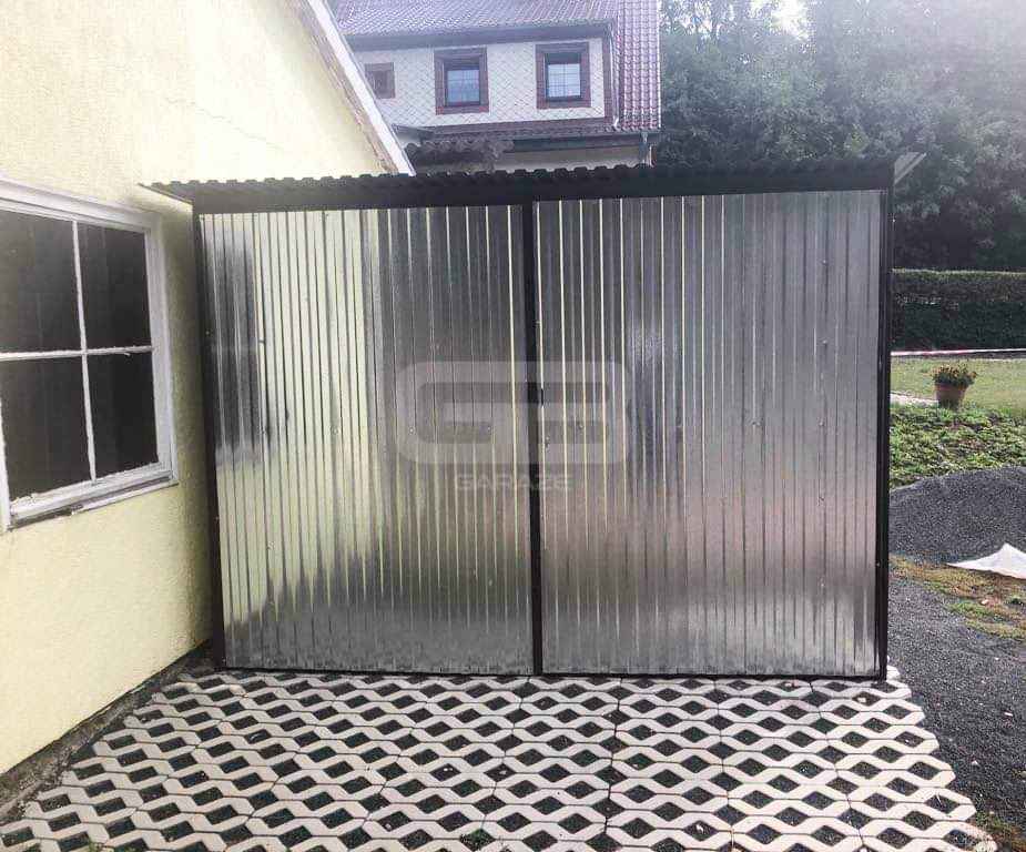 Garaż blaszany 3x5 Brama ocynk - spad w tył GB142 Koszalin - zdjęcie 8