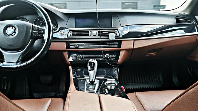 BMW 5 F10 Silnik 3,0d R6 Skóra Head-up Bogate Wyp Słupca - zdjęcie 9