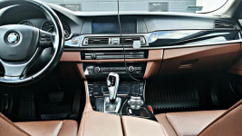 BMW 5 F10 Silnik 3,0d R6 Skóra Head-up Bogate Wyp Słupca - zdjęcie 9