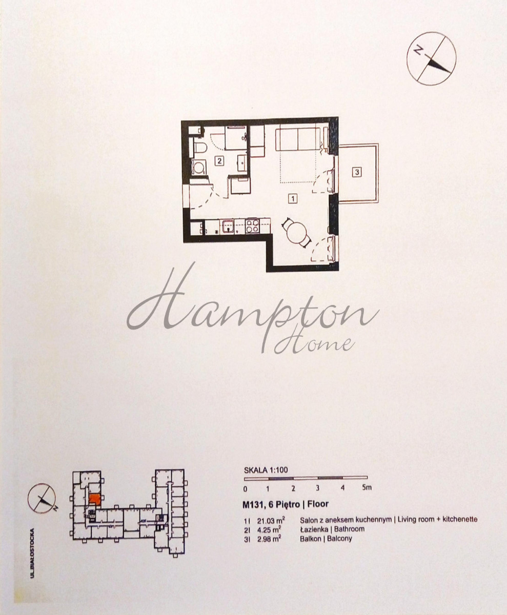 Wynajmę nowe studio 25 m, Białostocka, CH Wileńska Warszawa - zdjęcie 2