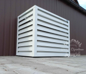 Osłona klimatyzatora - pompy ciepła 90x50x110 cm biały ID460 Mrągowo - zdjęcie 2