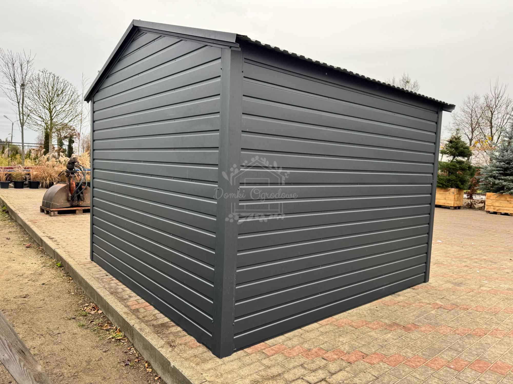 Schowek - domek ogrodowy 3x3m  okno - antracyt - dach dwuspadowy ID881 Toruń - zdjęcie 3