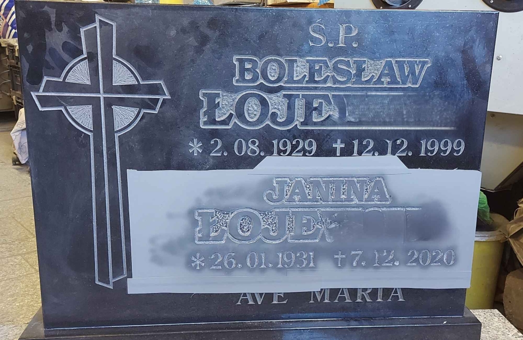 liternictwo nagrobkowe Międzyzdroje - zdjęcie 1