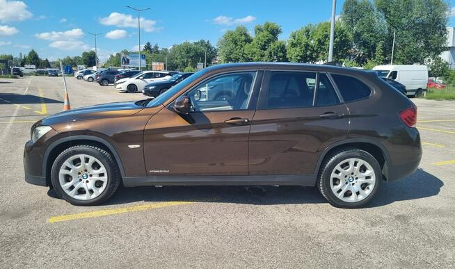 BMW X1 2.0d 204KM xDrive Bogata wersja LUXE MarrakeshBrown Skóry HiFi Warszawa - zdjęcie 4