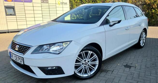Seat Leon 2.0 TDI 150KM DSG Xcellence ACC Kamera LED Super Stan Import Łęczyca - zdjęcie 2