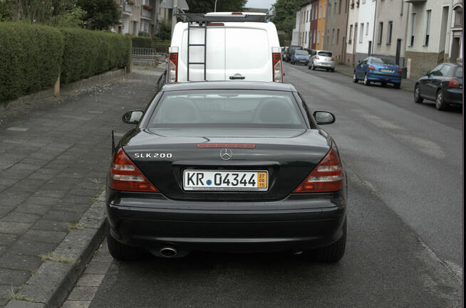 Mercedes SLK 200, czarny, cena 17 000 Bytom - zdjęcie 3