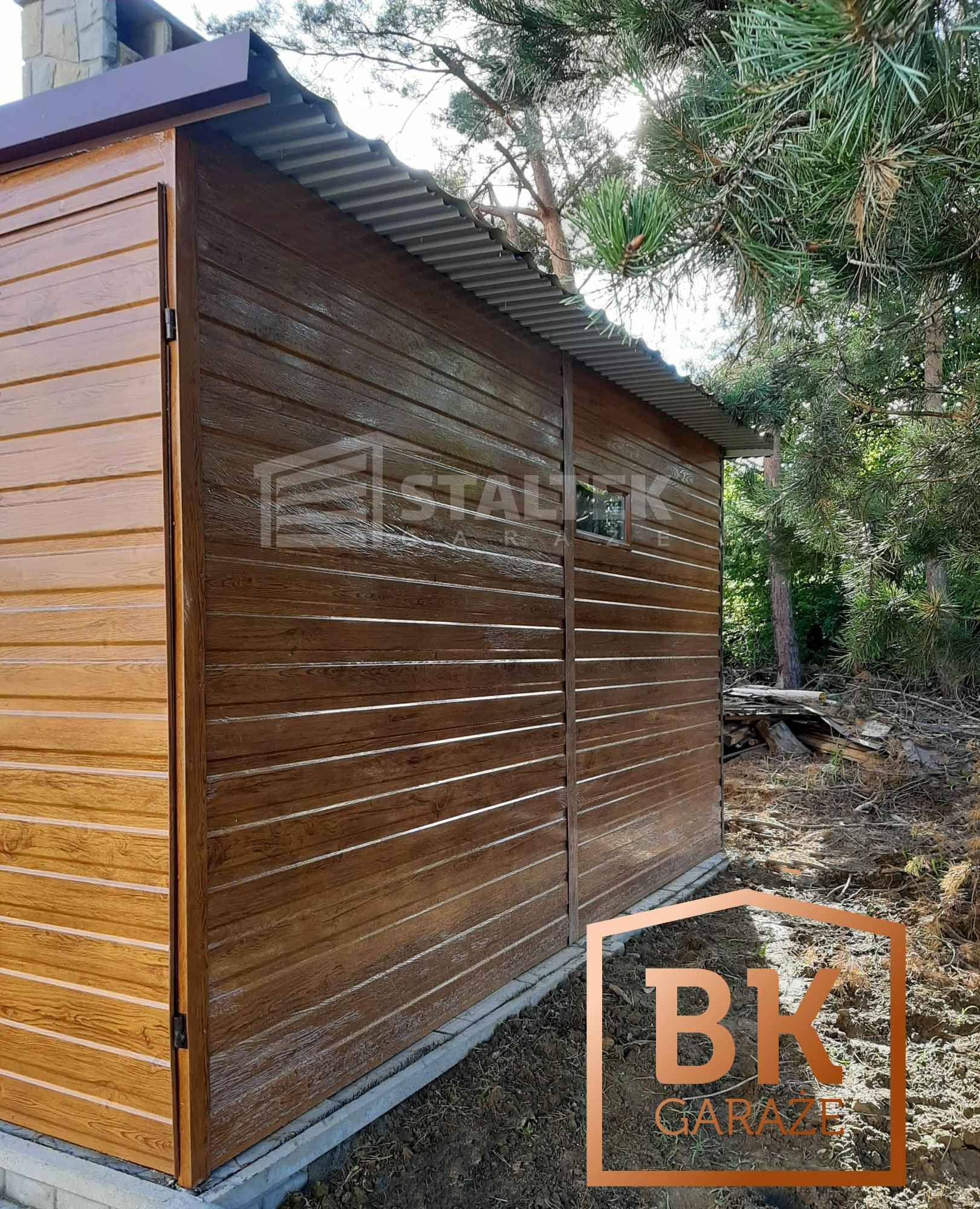 Schowek - Domek Ogrodowy 3x2m - Brama Dwuskrzydłowa  dach ST101 Radom - zdjęcie 4