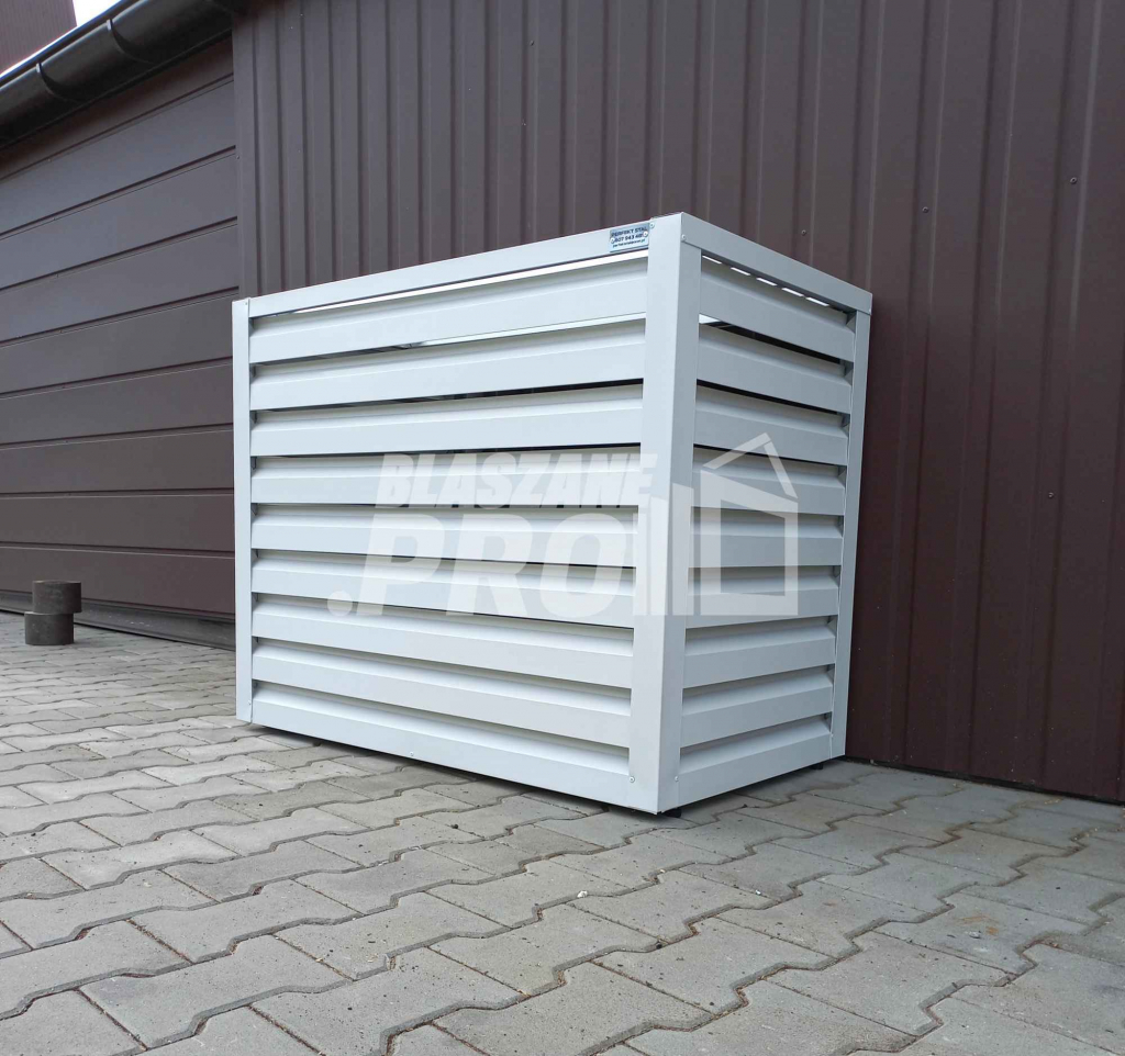 Osłona klimatyzatora - pompy ciepła 90x50x110 cm biały GP301 Olsztyn - zdjęcie 8