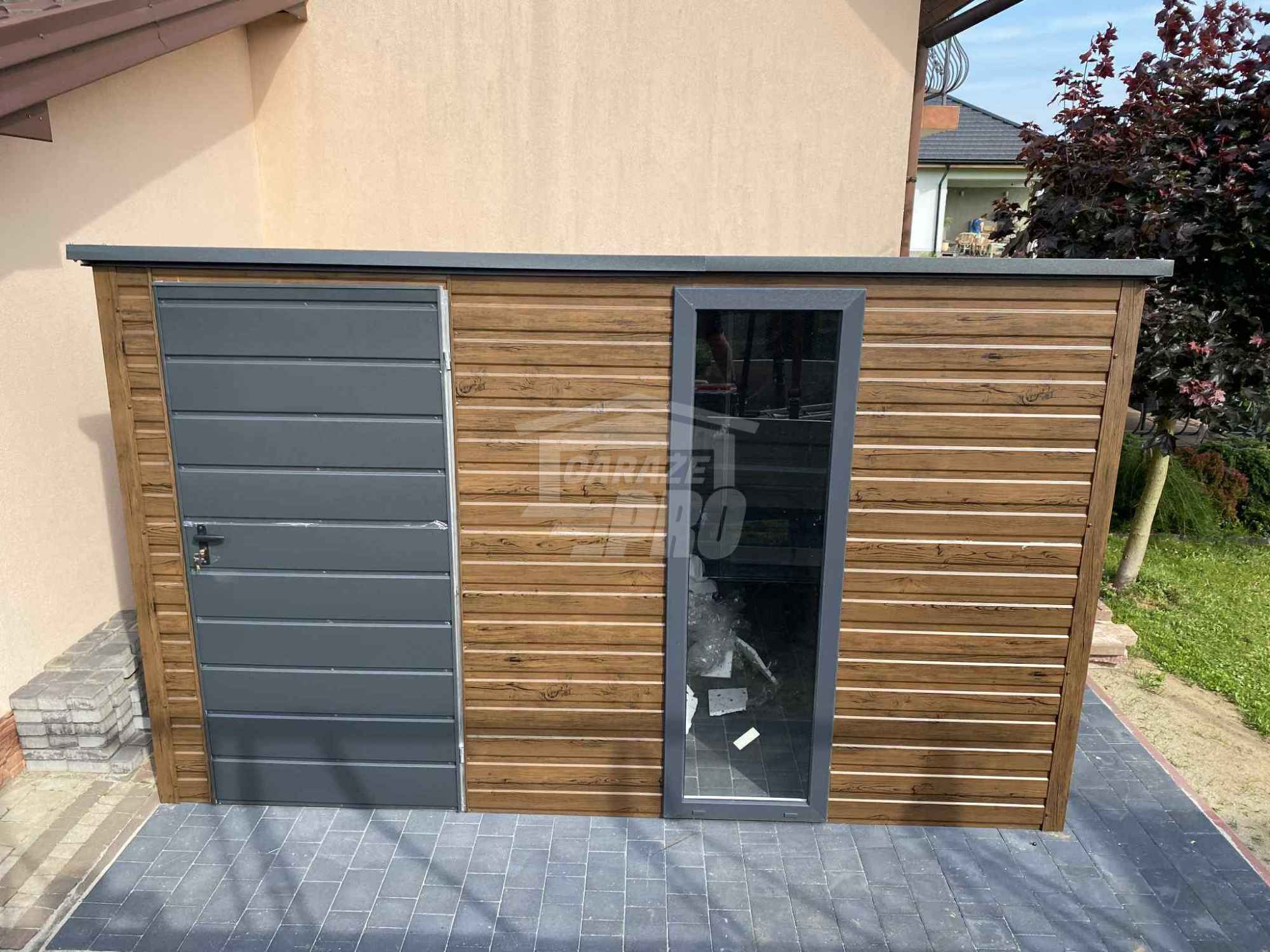 Schowek - Domek Ogrodowy 3x2m - drzwi okno drewnopodobny dach GP608 Kostrzyn nad Odrą - zdjęcie 3