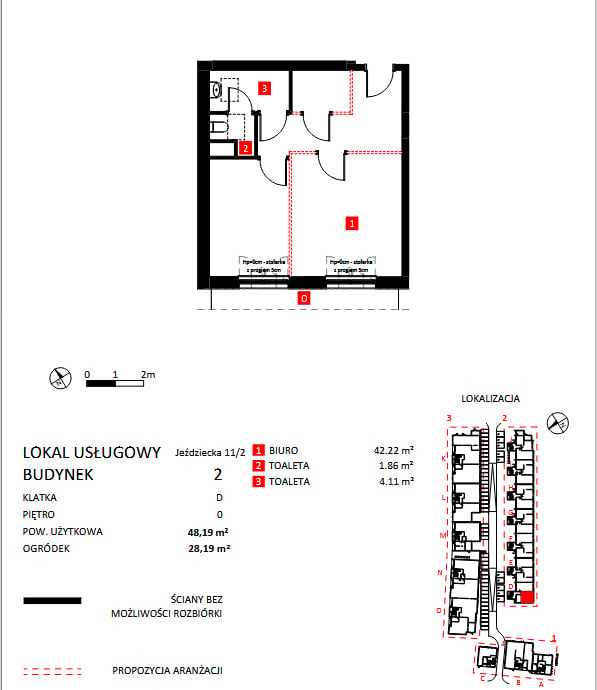 Lokal usługowy /osiedle mieszkaniowe/ pod biuro/gabinet Wrocław - zdjęcie 6