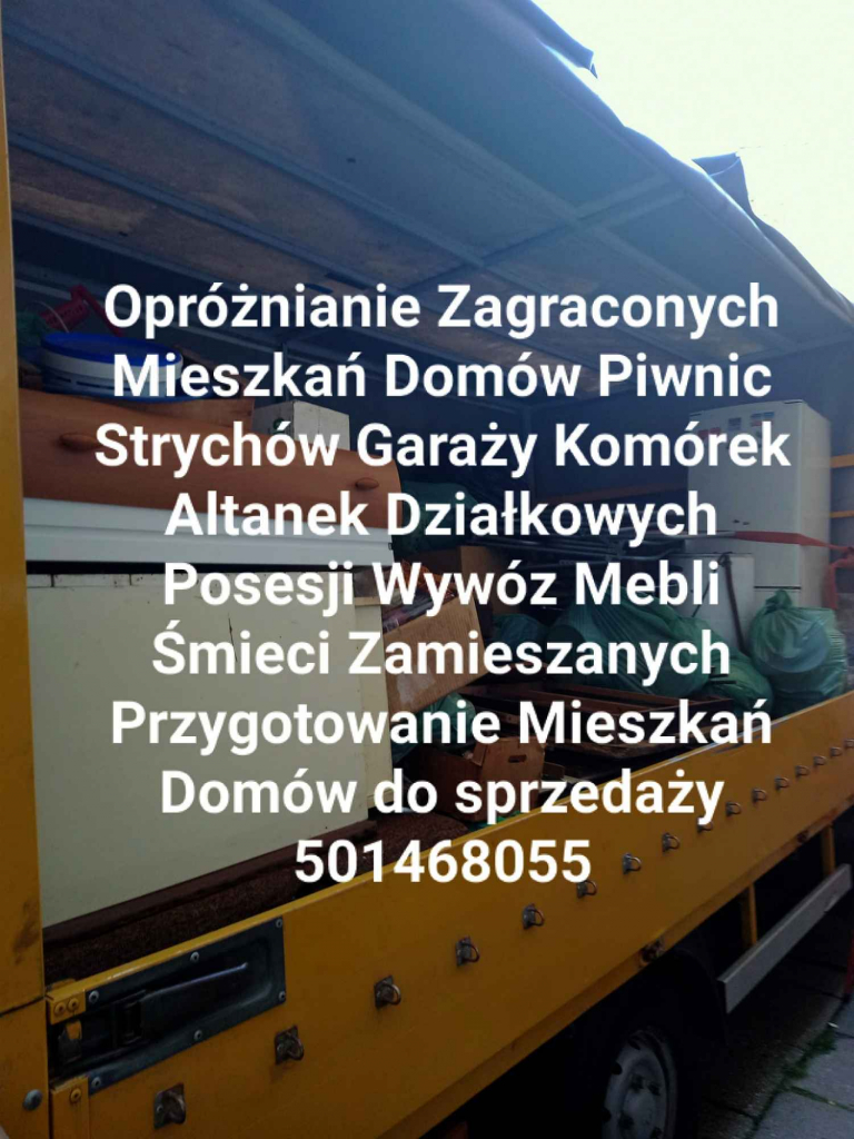 Opróżnianie Mieszkań Domów Mieszkań Domów Wywóz Mebli Brzeg - zdjęcie 1