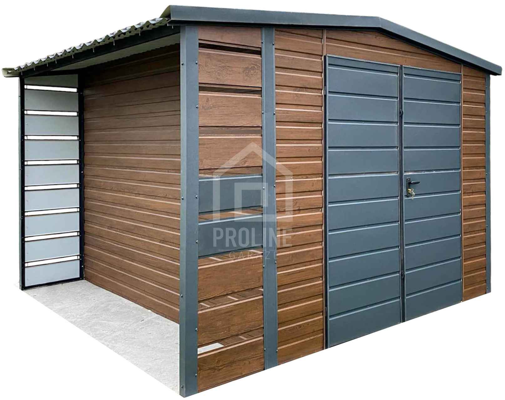 Schowek domek ogrodowy 2x3 +wiata Brama blachodachówka dach  PLG100 Zielona Góra - zdjęcie 1