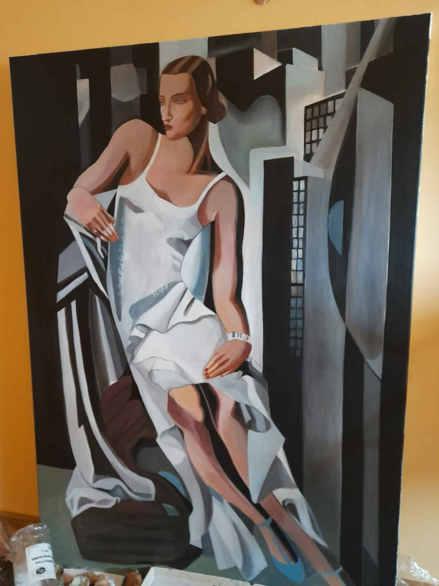 Tamara Łempicka obraz 100 na 70 cm Rembertów - zdjęcie 1