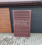 Osłona pompy ciepła 80x40x190 cm ciemny brąz GP318 Sopot - zdjęcie 5