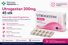 Utrogestan 200mg, 45 kapsułek – Mikronizowany progesteron