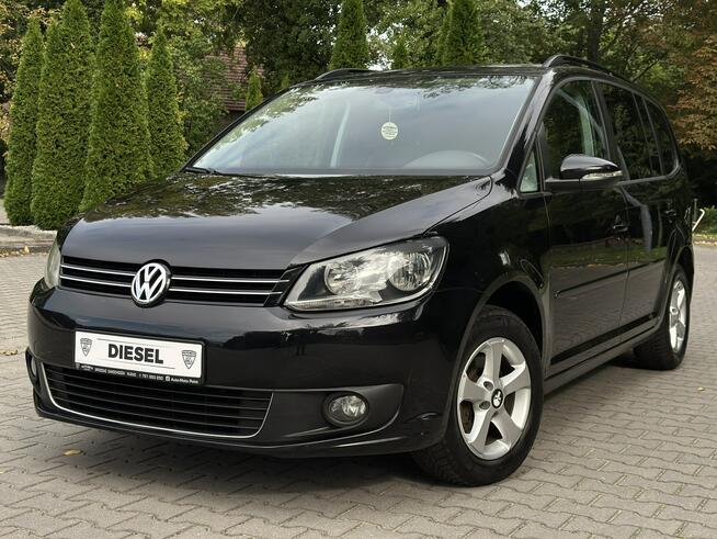 Volkswagen Touran II 2011r 1.6 TDI 105KM Automat Navi Hak PDC DSG Wijewo - zdjęcie 1
