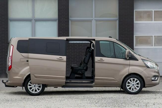 Ford Tourneo Custom Titanium X 8-osób Automat Skóra 150 KM Długi Jarocin - zdjęcie 4