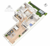 Apartament 3 pok. 67,76 z tarasem/Os. Powstańców Śl. obok Sky Towe Wrocław - zdjęcie 5