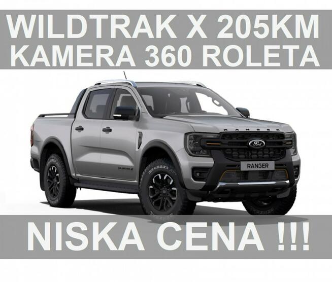 Nowy Ranger Wildtrak X 205KM 4x4 Roleta Kamera 360 Niska Cena 2823 zł Szczecinek - zdjęcie 1