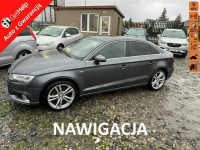 Audi A3 S-Line, czarna podsufitka, 150KM, kamera, nawigacja, ksenony