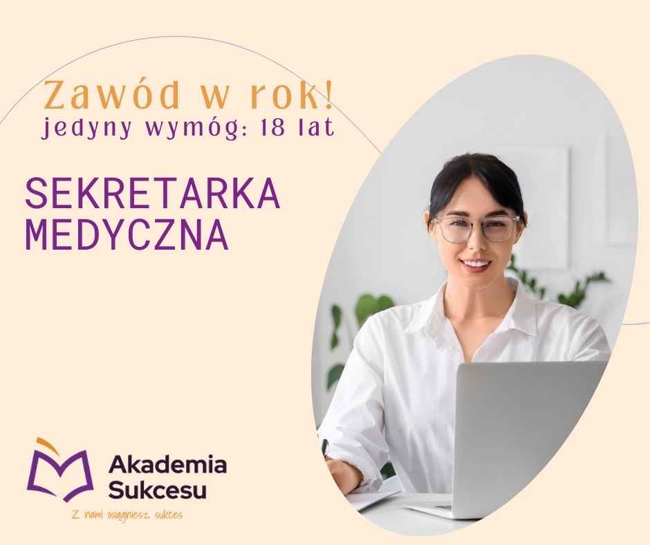 KURS SEKRETARKA MEDYCZNA- STACJONARNIE LUB ONLINE! Suwałki - zdjęcie 1