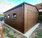Garaż blaszany 5x6 m - brama drzwi 5x okno rynny dach TS1309 Kłodzko - zdjęcie 3