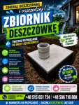 Zbiornik na deszczówkę, na wody opadowe
