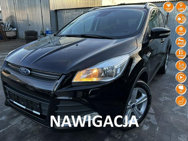 Kuga 2.0TDCI Titanium 150km czujniki NAVI klima BEZWYPADEK serwis 2016 Tychy - zdjęcie 1