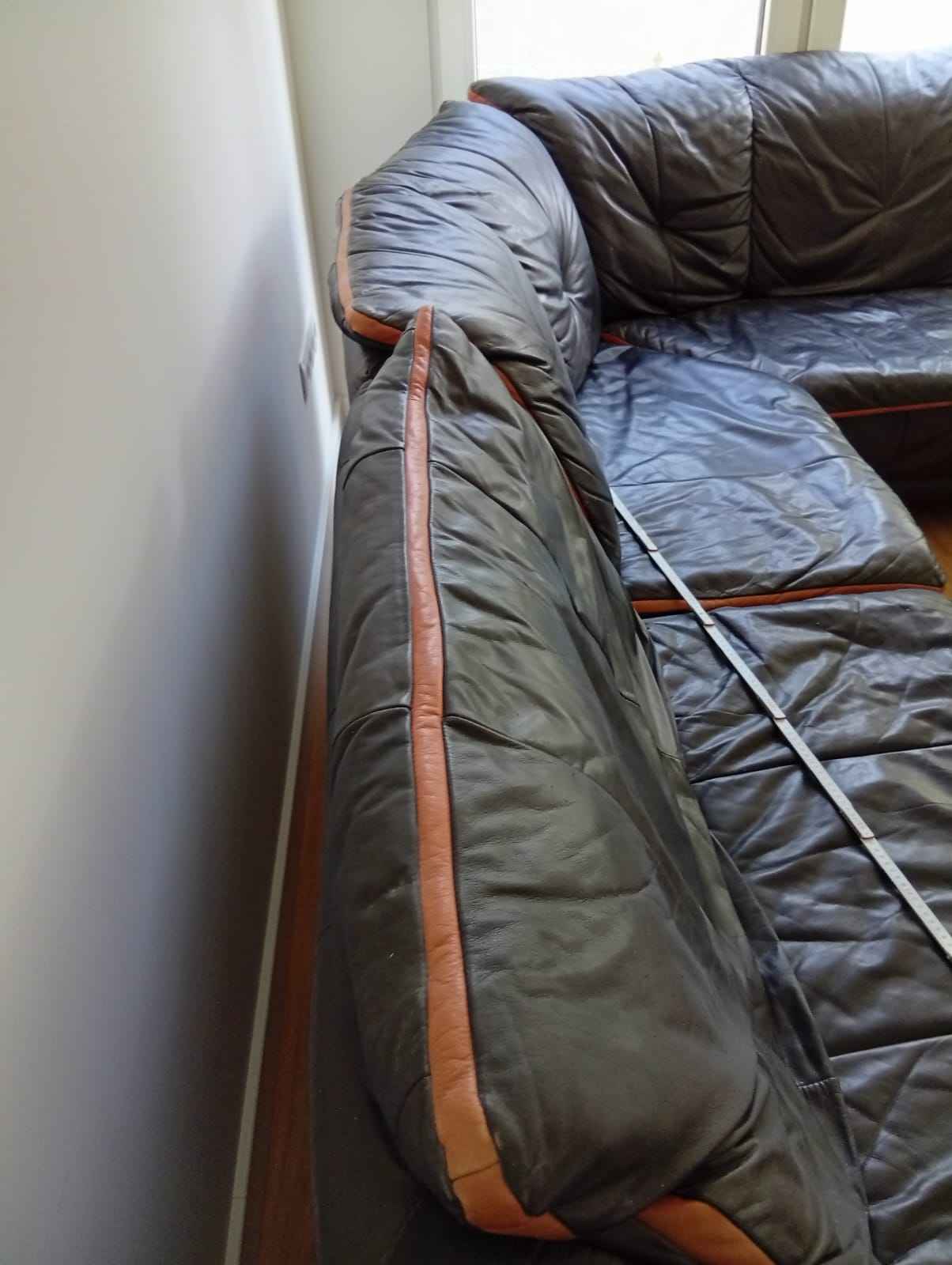 Ekskluzywna Skórzana kanapa klubowa. Idealna do Pub'u, kawiarni, loftu Brodnica - zdjęcie 6