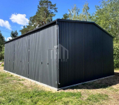 Hala Garaż blaszany hala - 9x6 - 3x brama dwuskrzydłowa - rynna SO147 Bałuty - zdjęcie 4