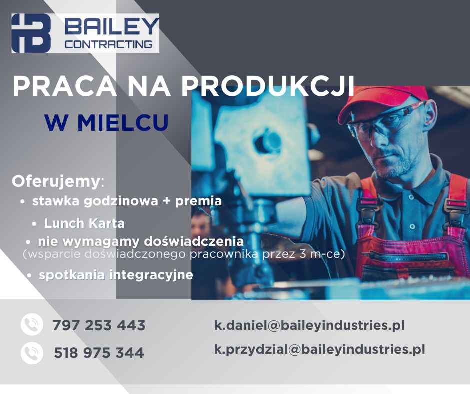 Praca na produkcji Mielec - zdjęcie 1