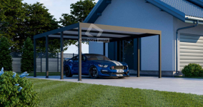CarPort PREMIUM - Wiata samochodowa 5x5 Antracyt - CP102 Nowy Sącz - zdjęcie 6