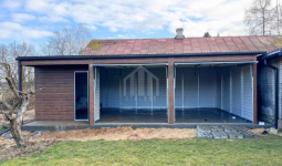 Garaż blaszany 9x4,5m + wnęka - 2x brama drzwi 2x okno rynna SO140 Elbląg - zdjęcie 2