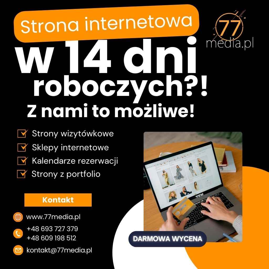 Ekspresowa realizacja stron www – gotowy projekt w 14 dni roboczych Fabryczna - zdjęcie 1