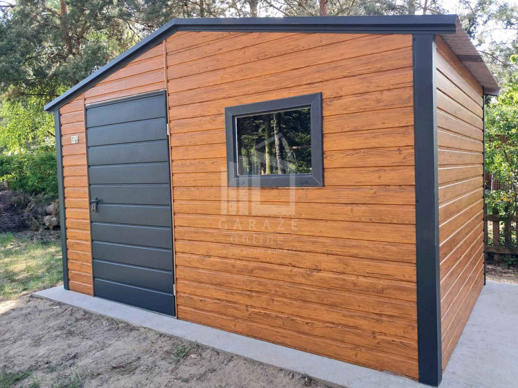 Schowek - domek ogrodowy 3x2m drzwi 2x okno drewnopodobny dach ID998 Nowy Sącz - zdjęcie 3