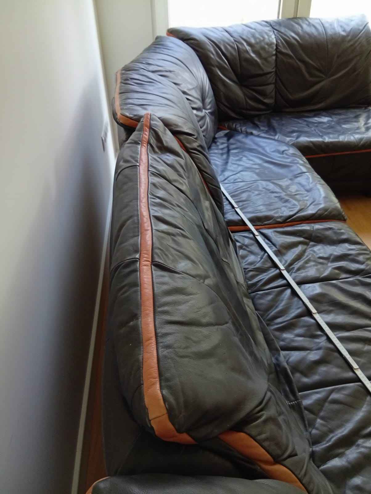 Ekskluzywna Skórzana kanapa klubowa. Idealna do Pub'u, kawiarni, loftu Brodnica - zdjęcie 8