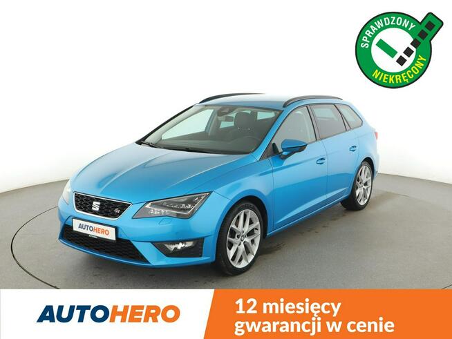Seat Leon full LED navi klima auto grzane fotele czujniki pakowania Warszawa - zdjęcie 1
