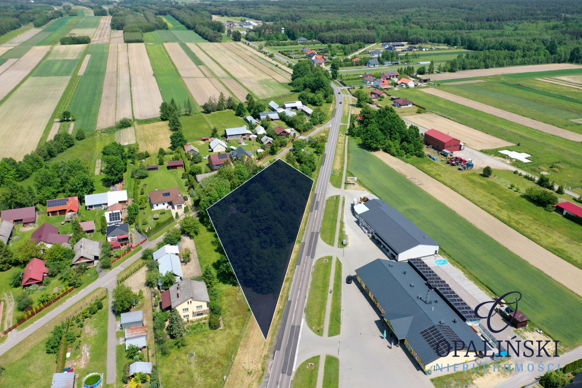 Działka 30 ar | pod dom handel lub usługi Adamówka - zdjęcie 8