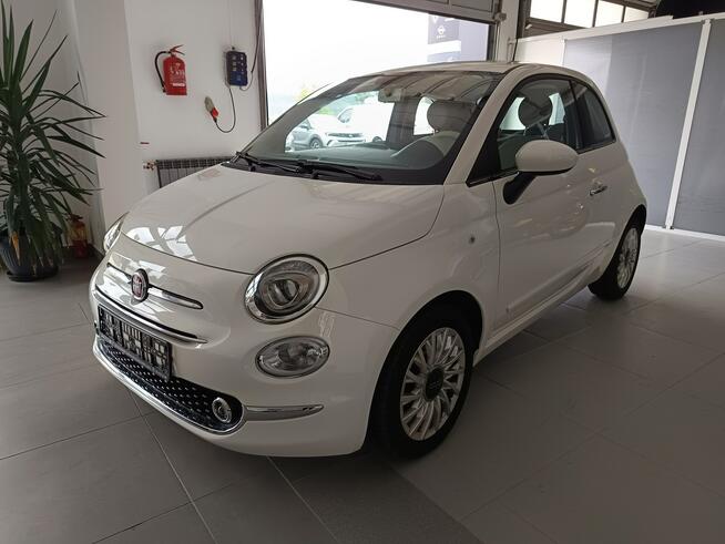 Fiat 500  LOUNGE 1.2 69KM Automat, niski przebieg, serwis Nowy Sącz - zdjęcie 8