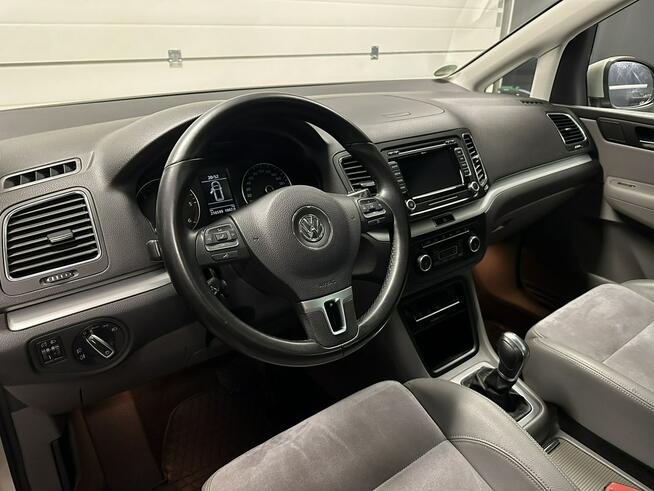 VW Sharan 2.0 TDI DSG Navi Kamera Tempomat Panorama Rej PL Gwarancja Lubrza - zdjęcie 7