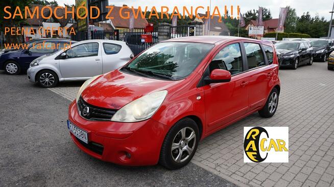 Nissan Note zarejestrowany, ubezpieczony. Gwarancja. Polecam !!! Zielona Góra - zdjęcie 1