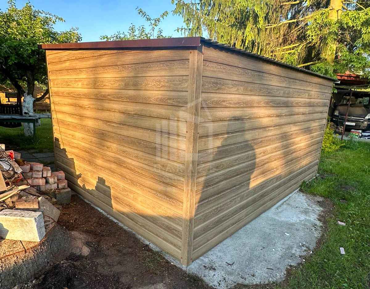 Schowek - Domek ogrodowy 4x2 m - brama dwuskrzydłowa dach ID1269 Malbork - zdjęcie 5