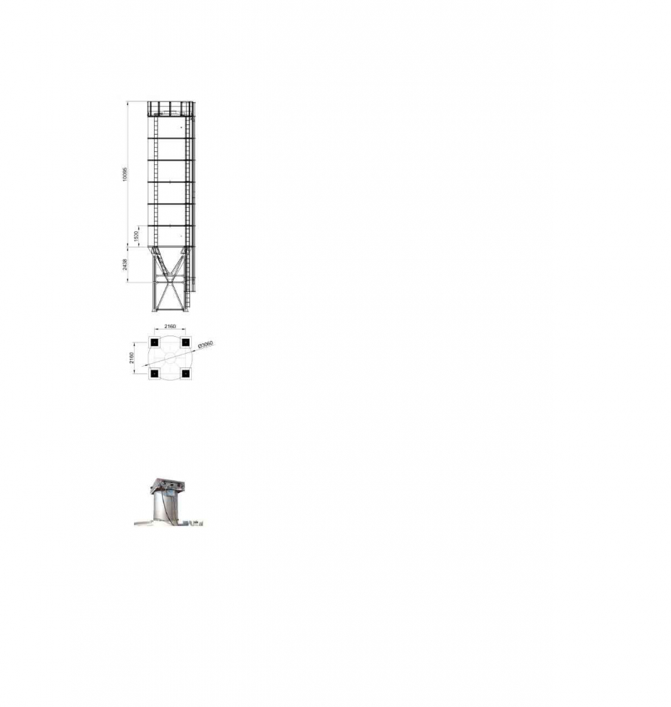 Silos segmentowy 60 m³/75 ton - nowy Stara Bukówka - zdjęcie 2