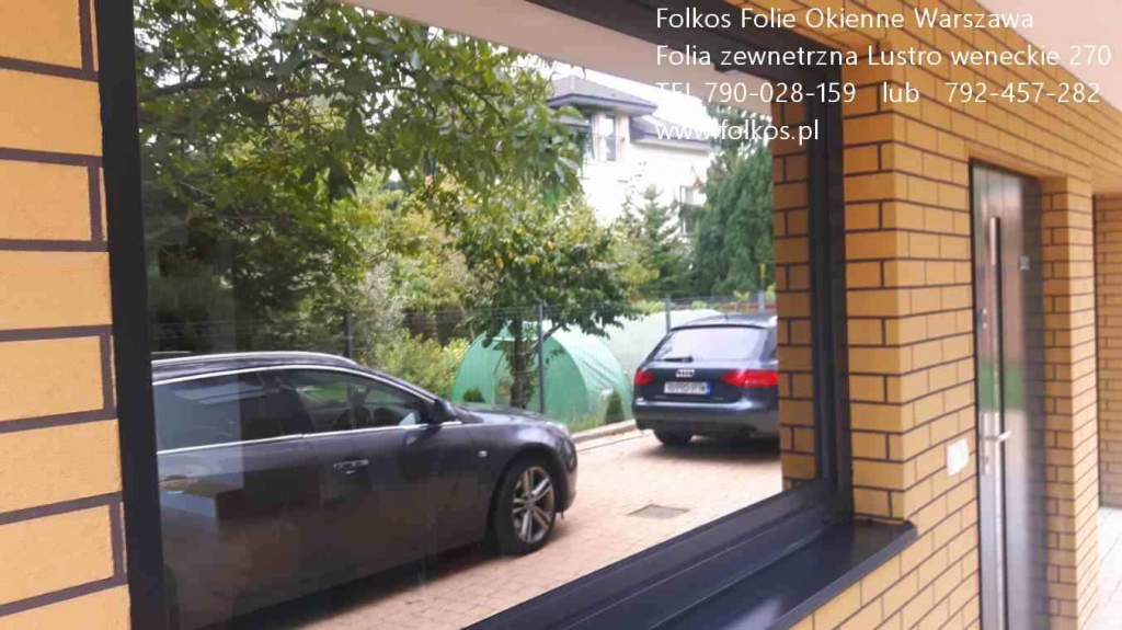 Folia lustro weneckie- folia do oklejania szyb Warszawa -szyba wenecka Białołęka - zdjęcie 3