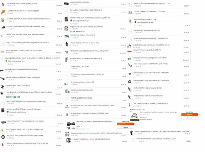 Dacia Logan po serwisie NAWIGACJA 2 komplety kół KLIMA Czujn Myślenice - zdjęcie 3