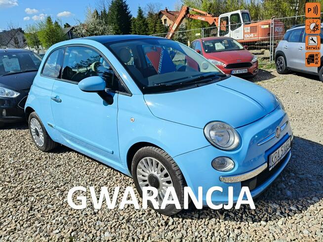 Fiat 500 Tylko97tys.kmPanorama*Benzyna Bibice - zdjęcie 1