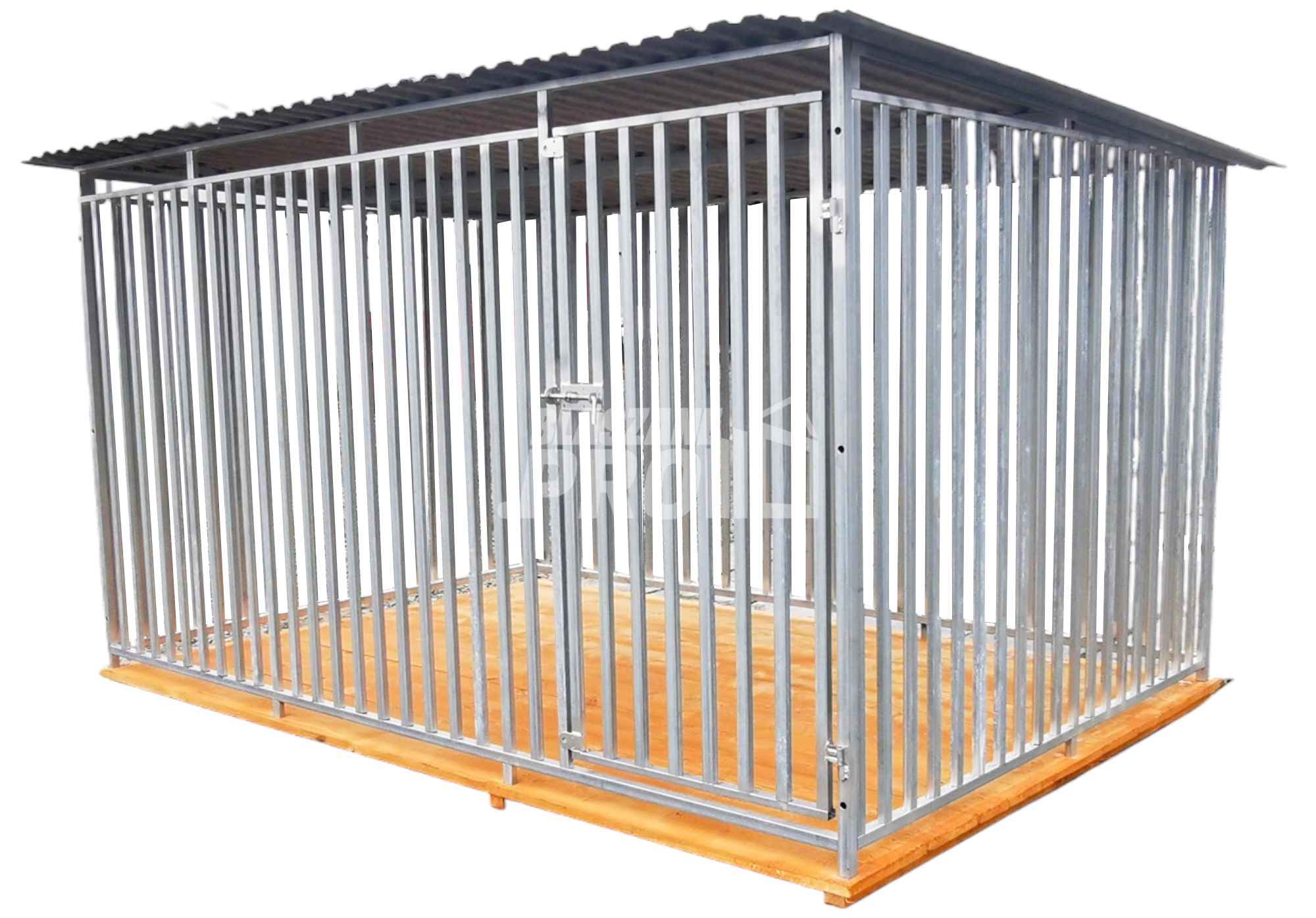 Kojec dla Psa 3x2m z profili zamkniętych + Podłoga drewniana GP264 Nowy Sącz - zdjęcie 1