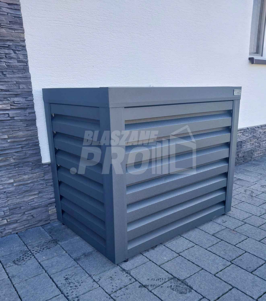 Osłona klimatyzatora - pompy ciepła 60x40x90 cm Antracyt GP292 Koszalin - zdjęcie 2