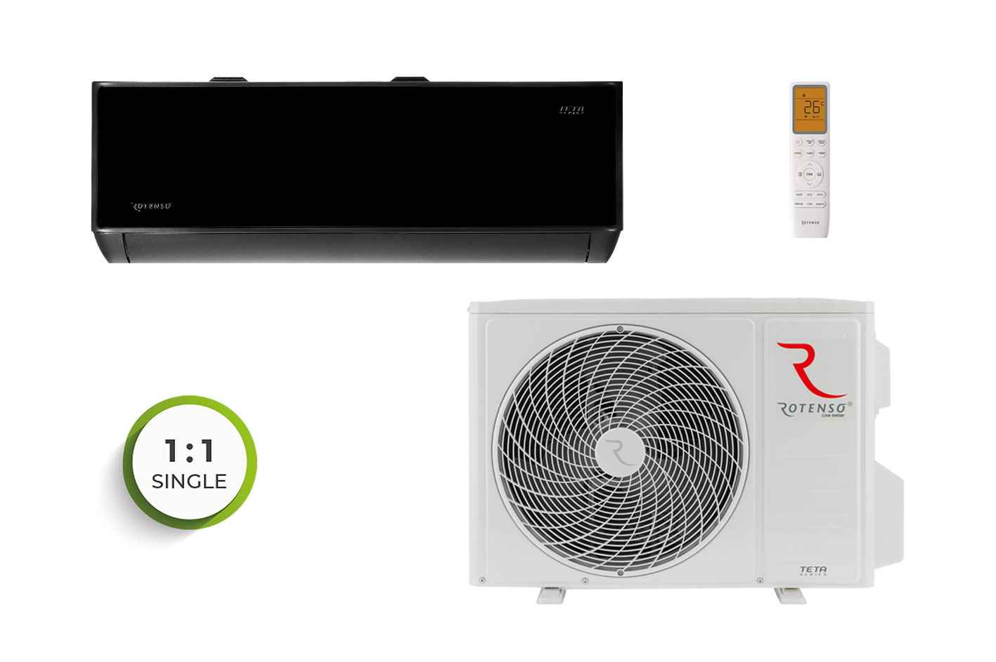 Klimatyzacja Rotenso 5,3 kW - cicha i energooszczędna w twoim domu Fabryczna - zdjęcie 2