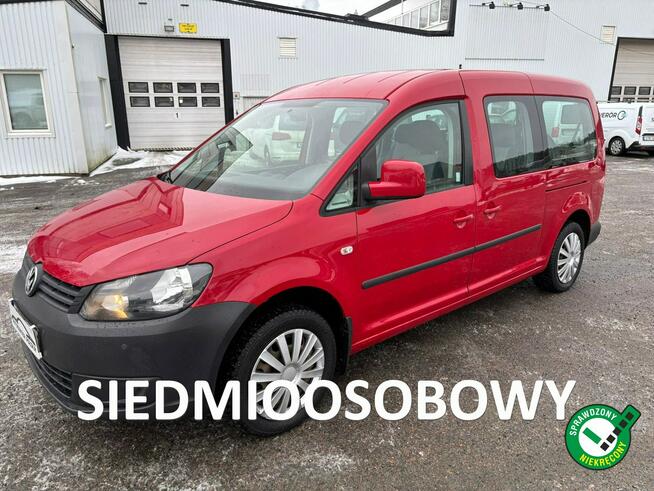 Volkswagen Caddy 2.0 MPI 109 KM  MAXI 7 osobowy Zarejestrowany Gąsocin - zdjęcie 1